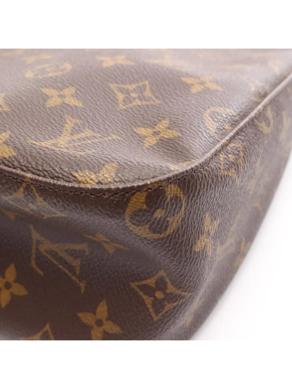 Louis Vuitton Shoulder Bag Looping MM Canvas Leather